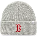 czapka-szara-boston-red-sox-mlb-cuff-knit-brain-freeze-47-brand
