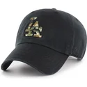 czarna-czapka-z-zakrzywionym-daszkiem-z-logo-kamuflazu-los-angeles-dodgers-mlb-clean-up-camfill-od-47-brand