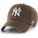 kepure-islenkta-ruda-reguliuojamas-new-york-yankees-mlb-47-brand