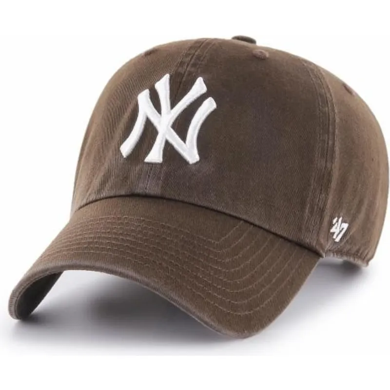 kepure-islenkta-ruda-reguliuojamas-new-york-yankees-mlb-47-brand
