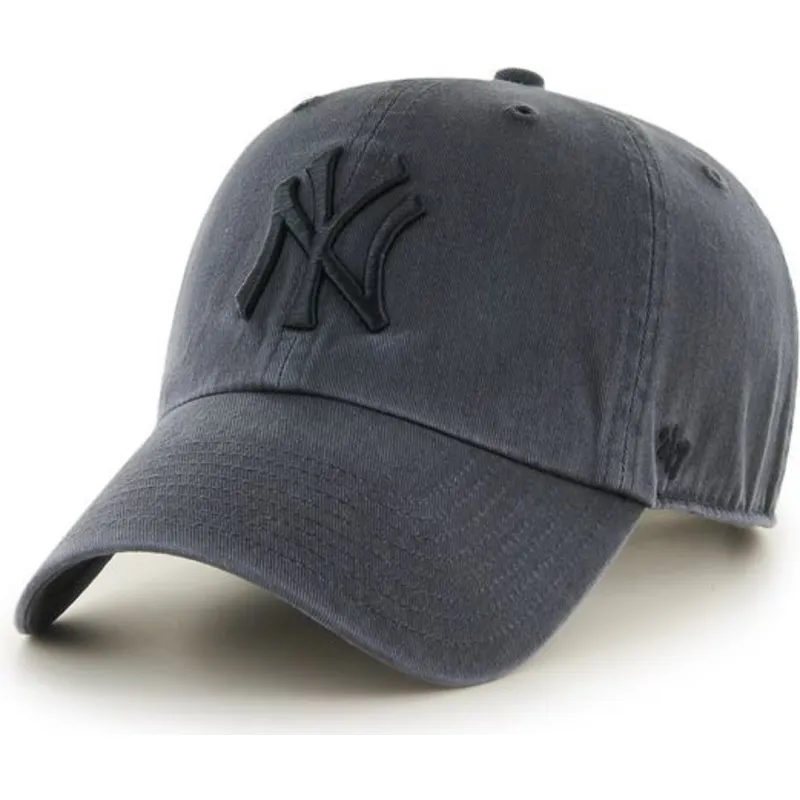 kepure-islenkta-juoda-reguliuojamas-new-york-yankees-mlb-47-brand