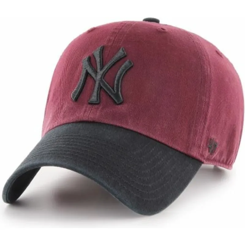 kepure-islenkta-raudona-reguliuojamas-new-york-yankees-mlb-47-brand