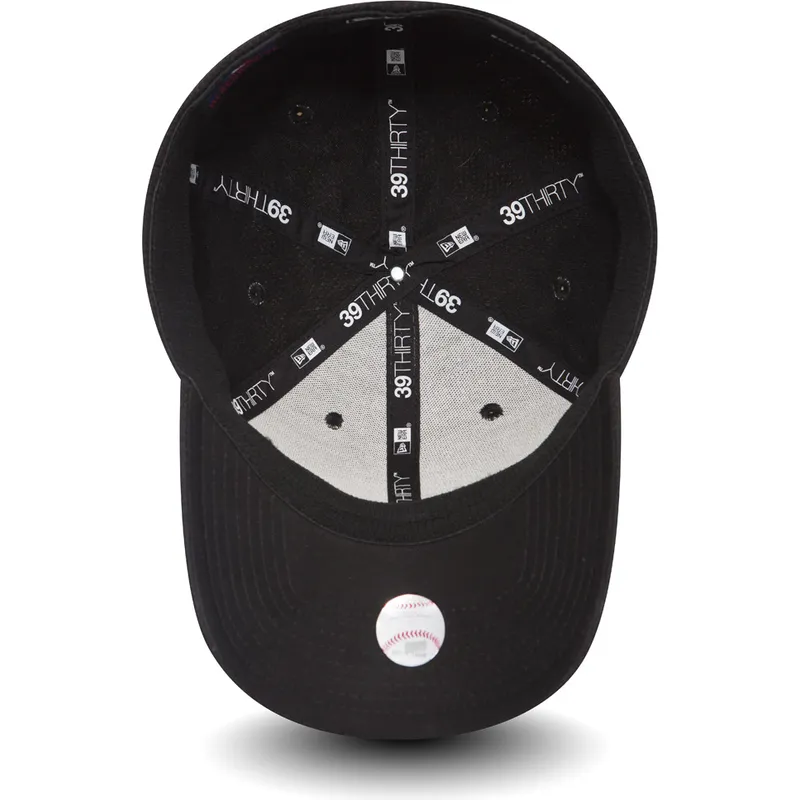 kepure-islenkta-juoda-priglundanti-vaikams-39thirty-rubber-prime-new-york-yankees-mlb-new-era