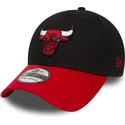 kepure-islenkta-juoda-priglundanti-39thirty-black-base-chicago-bulls-nba-new-era