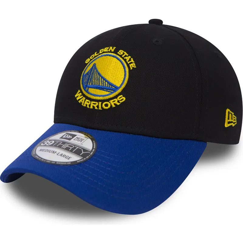 kepure-islenkta-juoda-priglundanti-39thirty-black-base-golden-state-warriors-nba-new-era