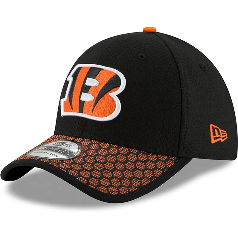 kepure-islenkta-juoda-priglundanti-39thirty-sideline-cincinnati-bengals-nfl-new-era