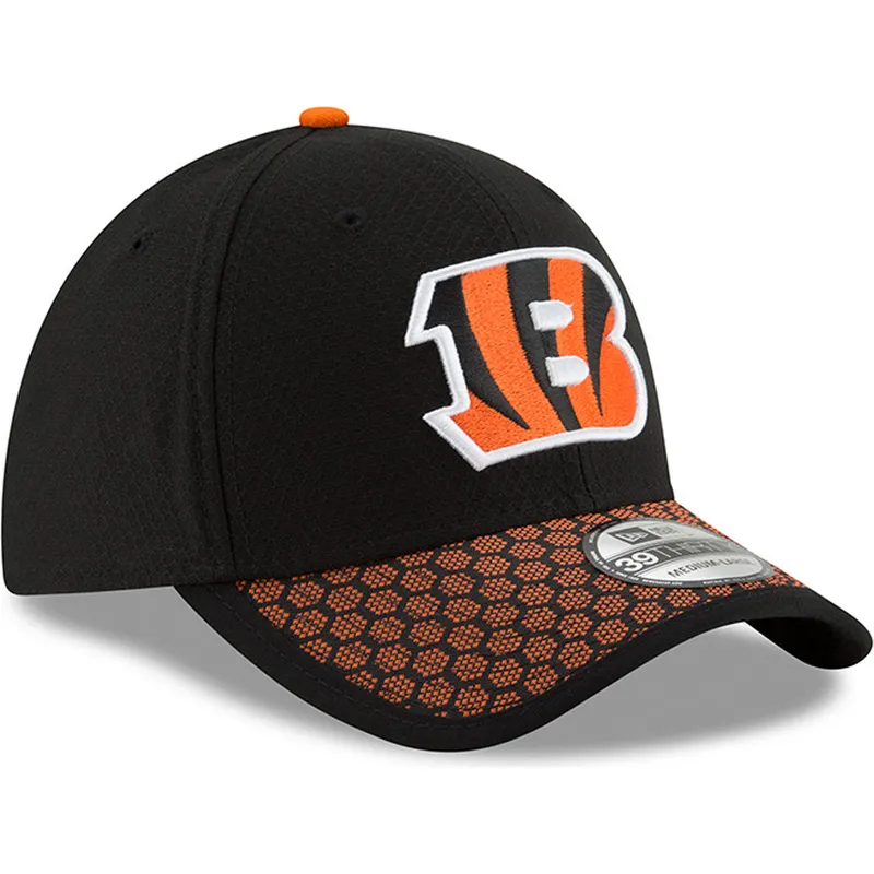 kepure-islenkta-juoda-priglundanti-39thirty-sideline-cincinnati-bengals-nfl-new-era
