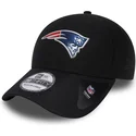 kepure-islenkta-tamsiai-melyna-priglundanti-39thirty-black-coll-new-england-patriots-nfl-new-era