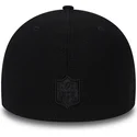 kepure-islenkta-tamsiai-melyna-priglundanti-39thirty-black-coll-new-england-patriots-nfl-new-era
