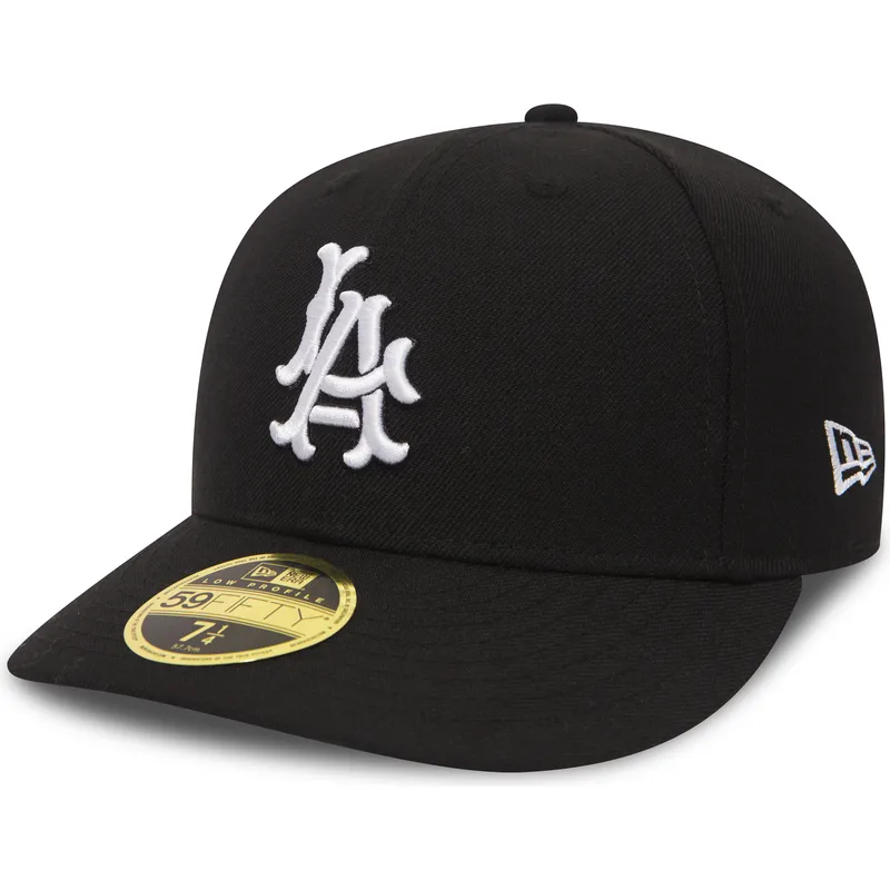 cap-islenkta-black-ajustada-59fifty-coop-wool-los-angeles-dodgers-mlb-new-era