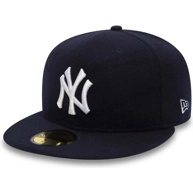 kepure-plokscia-tamsiai-melyna-priglundanti-59fifty-camel-hair-new-york-yankees-mlb-new-era