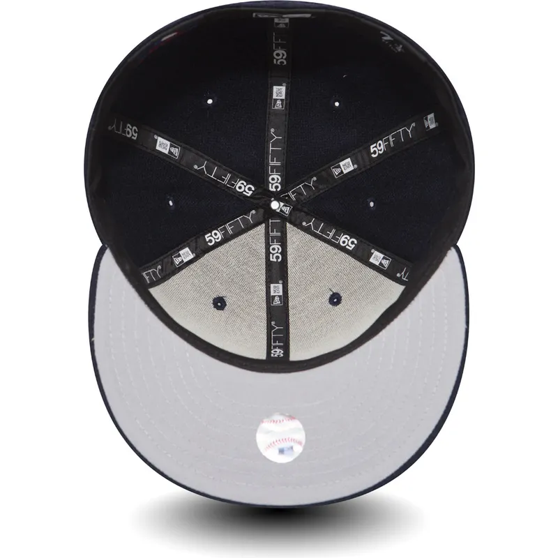 kepure-plokscia-tamsiai-melyna-priglundanti-59fifty-camel-hair-new-york-yankees-mlb-new-era