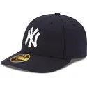 kepure-islenkta-tamsiai-melyna-priglundanti-59fifty-low-profile-authentic-new-york-yankees-mlb-new-era