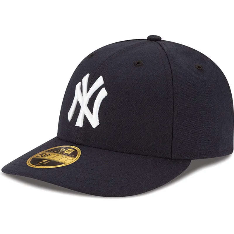 kepure-islenkta-tamsiai-melyna-priglundanti-59fifty-low-profile-authentic-new-york-yankees-mlb-new-era