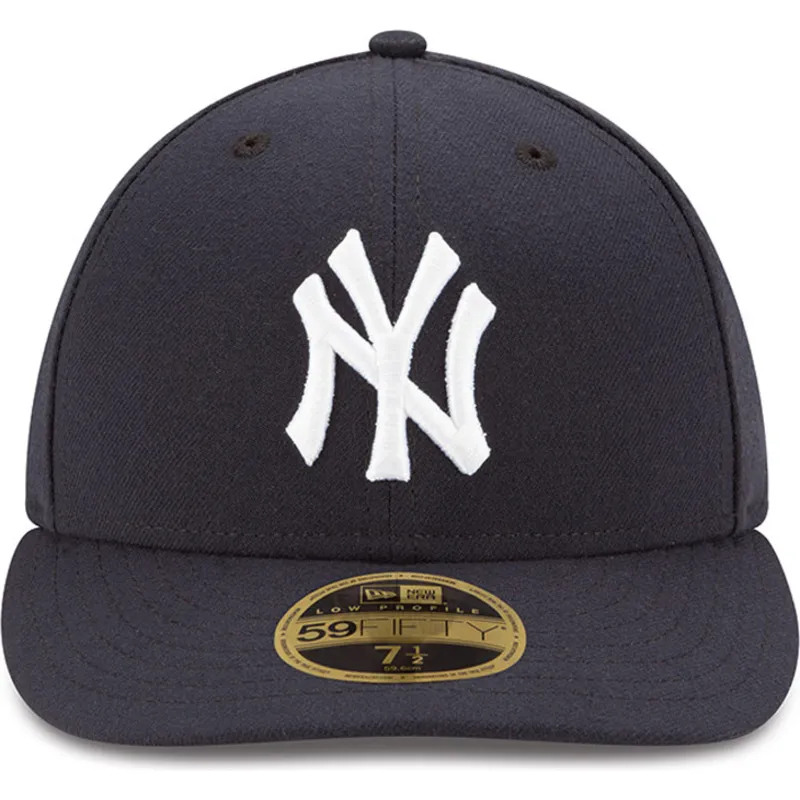 kepure-islenkta-tamsiai-melyna-priglundanti-59fifty-low-profile-authentic-new-york-yankees-mlb-new-era