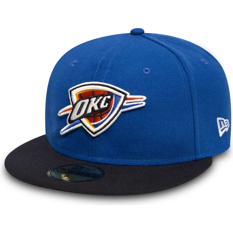 kepure-plokscia-melyna-priglundanti-59fifty-oklahoma-city-thunder-nba-new-era