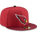 kepure-plokscia-raudona-priglundanti-59fifty-sideline-arizona-cardinals-nfl-new-era