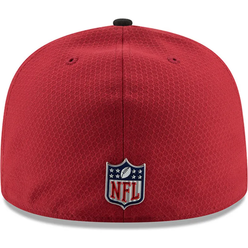 kepure-plokscia-raudona-priglundanti-59fifty-sideline-arizona-cardinals-nfl-new-era