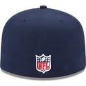 kepure-plokscia-tamsiai-melyna-priglundanti-59fifty-on-field-chicago-bears-nfl-new-era
