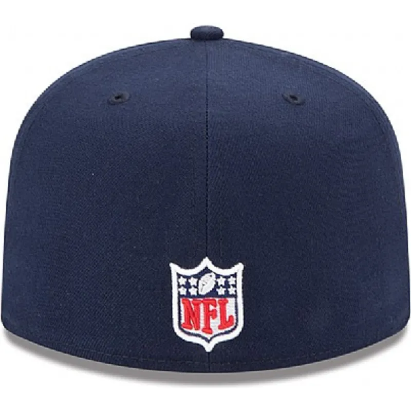 kepure-plokscia-tamsiai-melyna-priglundanti-59fifty-on-field-chicago-bears-nfl-new-era