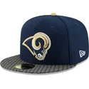 kepure-plokscia-melyna-priglundanti-59fifty-sideline-los-angeles-rams-nfl-new-era