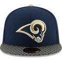 kepure-plokscia-melyna-priglundanti-59fifty-sideline-los-angeles-rams-nfl-new-era