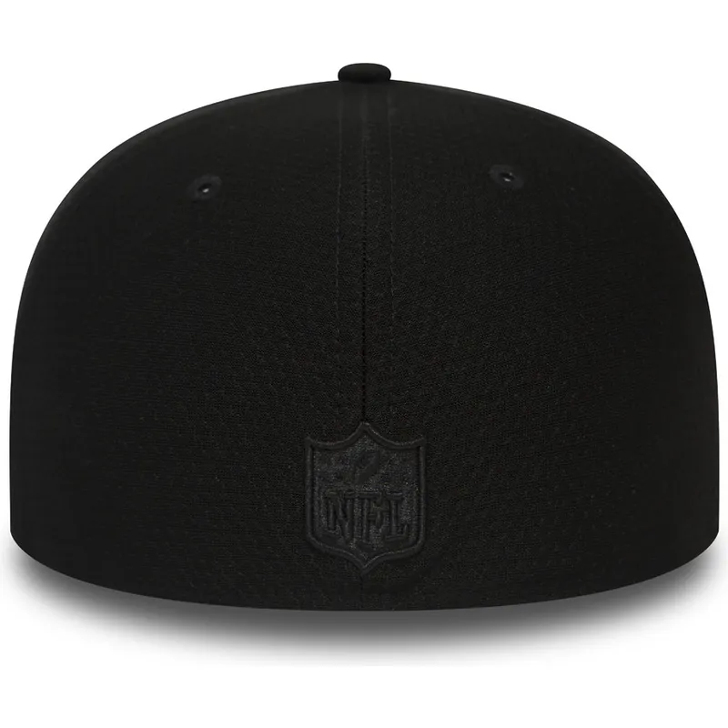 kepure-plokscia-juoda-priglundanti-59fifty-black-coll-new-england-patriots-nfl-new-era
