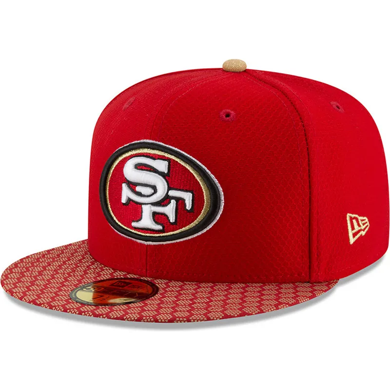 cap-plokscia-red-ajustada-59fifty-sideline-san-francisco-49ers-nfl-new-era