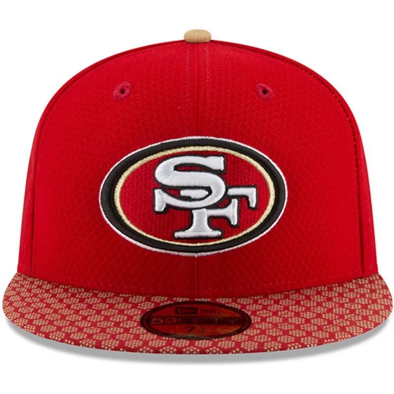 cap-plokscia-red-ajustada-59fifty-sideline-san-francisco-49ers-nfl-new-era
