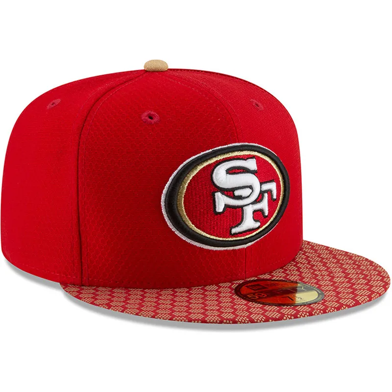 cap-plokscia-red-ajustada-59fifty-sideline-san-francisco-49ers-nfl-new-era