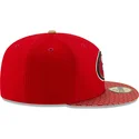 kepure-plokscia-raudona-priglundanti-59fifty-sideline-san-francisco-49ers-nfl-new-era
