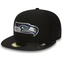 kepure-plokscia-juoda-priglundanti-59fifty-black-coll-seattle-seahawks-nfl-new-era
