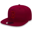 czerwona-czapka-z-plaskim-daszkiem-snapback-z-czerwonym-logo-9fifty-nano-ripstop-boston-red-sox-mlb-od-new-era