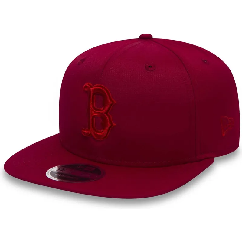 kepure-plokscia-raudona-snapback-9fifty-nano-ripstop-boston-red-sox-mlb-new-era
