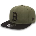 kepure-plokscia-zalia-snapback-9fifty-seasonal-heather-boston-red-sox-mlb-new-era