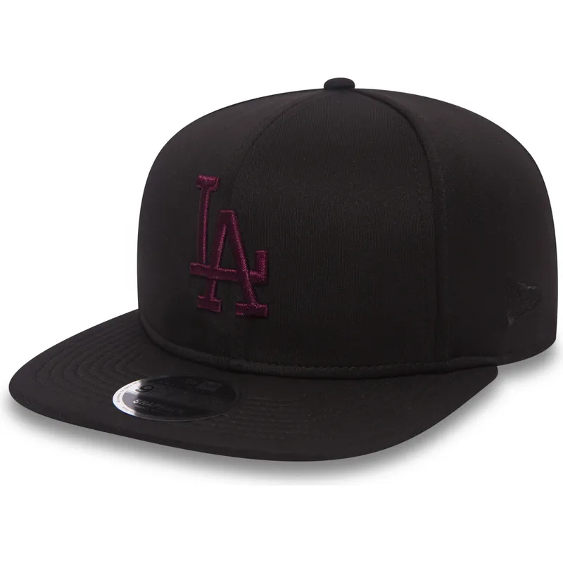 kepure-plokscia-juoda-snapback-9fifty-jersey-tech-los-angeles-dodgers-mlb-new-era