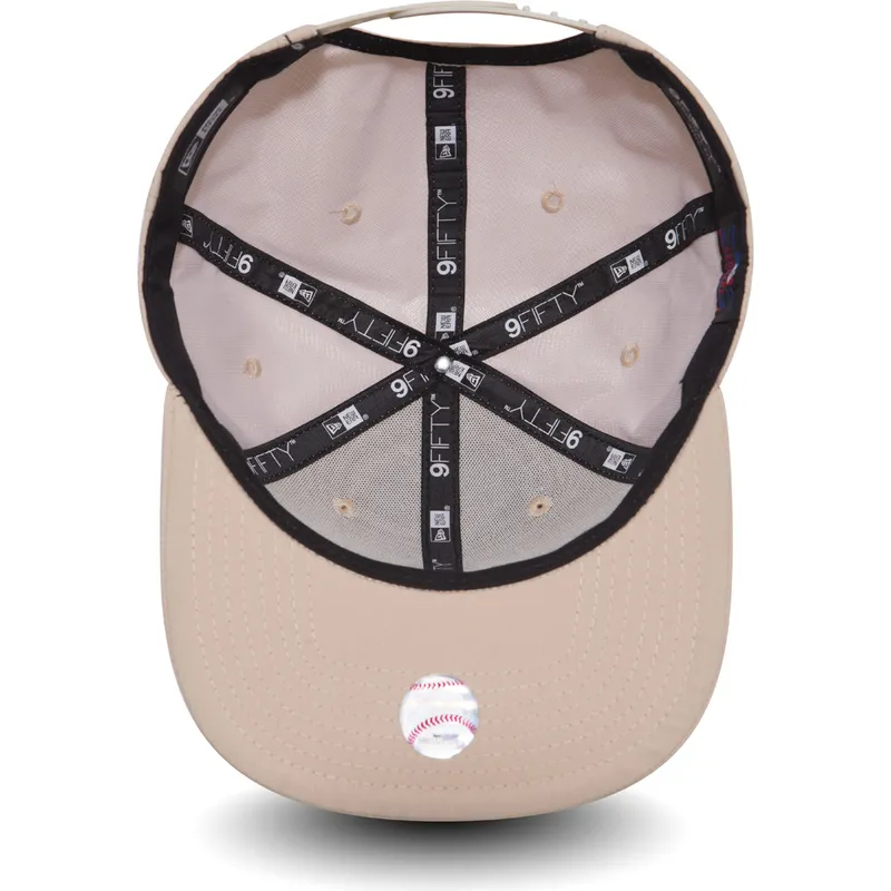 kepure-plokscia-rozine-snapback-rosa-9fifty-nano-ripstop-new-york-yankees-mlb-new-era