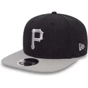 kepure-plokscia-tamsiai-melyna-snapback-9fifty-seasonal-heather-pittsburgh-pirates-mlb-new-era