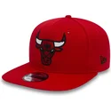 kepure-plokscia-raudona-snapback-9fifty-mesh-chicago-bulls-nba-new-era