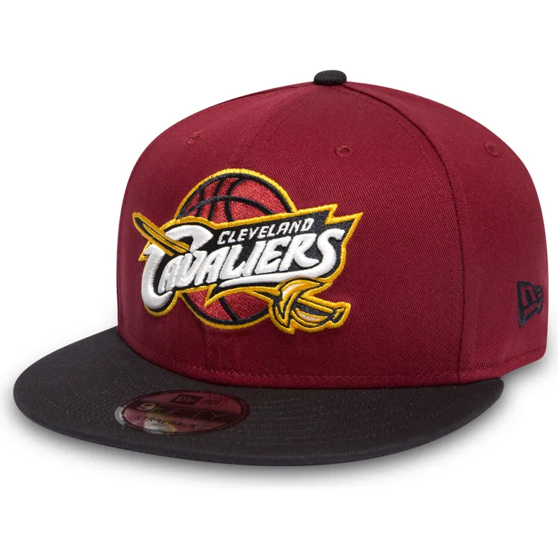 kepure-plokscia-raudona-snapback-9fifty-cleveland-cavaliers-nba-new-era