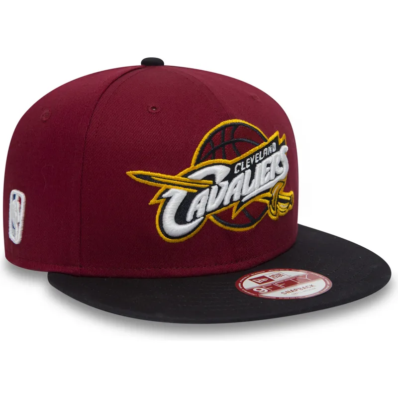 kepure-plokscia-raudona-snapback-9fifty-cleveland-cavaliers-nba-new-era