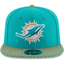 kepure-plokscia-melyna-snapback-9fifty-sideline-miami-dolphins-nfl-new-era