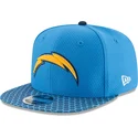 kepure-plokscia-melyna-snapback-9fifty-sideline-los-angeles-chargers-nfl-new-era
