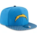 kepure-plokscia-melyna-snapback-9fifty-sideline-los-angeles-chargers-nfl-new-era