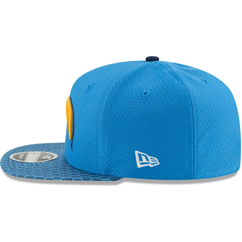 kepure-plokscia-melyna-snapback-9fifty-sideline-los-angeles-chargers-nfl-new-era