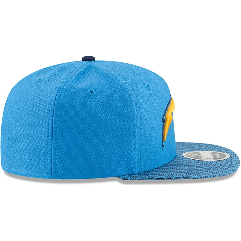 kepure-plokscia-melyna-snapback-9fifty-sideline-los-angeles-chargers-nfl-new-era