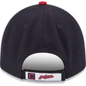 kepure-islenkta-juoda-reguliuojamas-9forty-the-league-cleveland-indians-mlb-new-era
