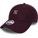 kepure-islenkta-raudona-reguliuojamas-oro-9forty-melton-new-york-yankees-mlb-new-era