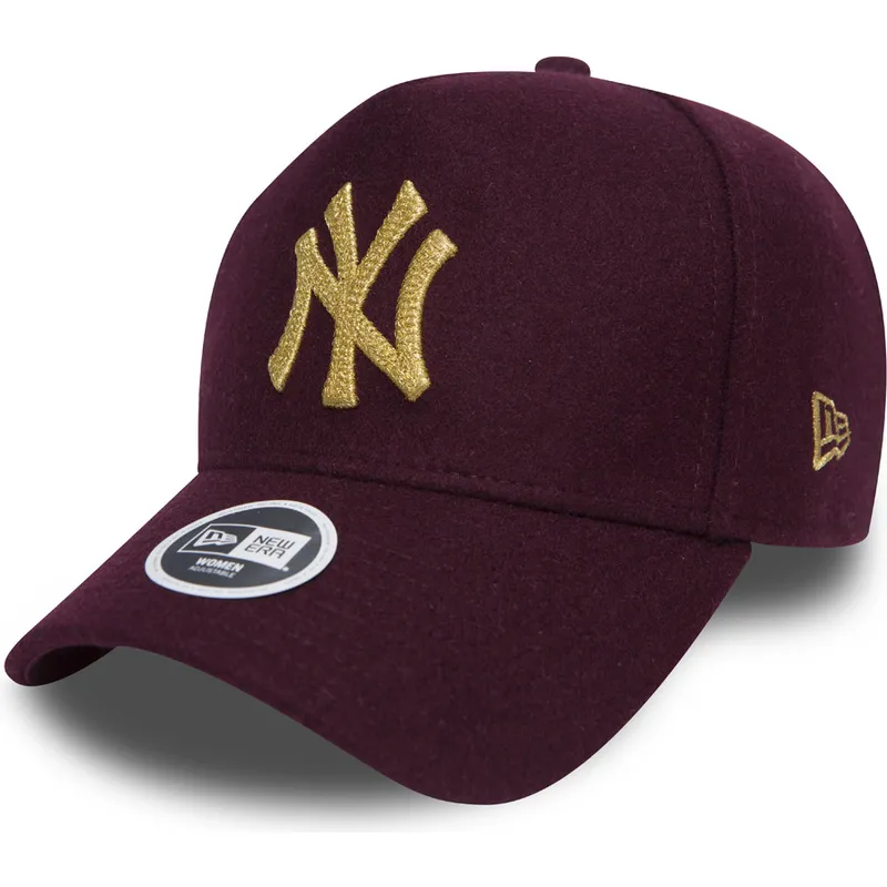 kepure-islenkta-raudona-reguliuojamas-9forty-melton-a-frame-new-york-yankees-mlb-new-era kepure-islenkta-raudona-reguliuojamas-9forty-melton-a-frame-new-york-yankees-mlb-new-era