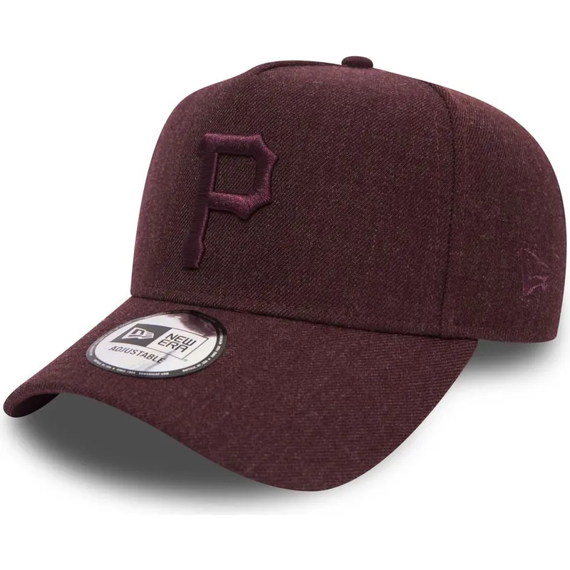 kepure-islenkta-violetine-reguliuojamas-9forty-seasonal-heather-a-frame-pittsburgh-pirates-mlb-new-era